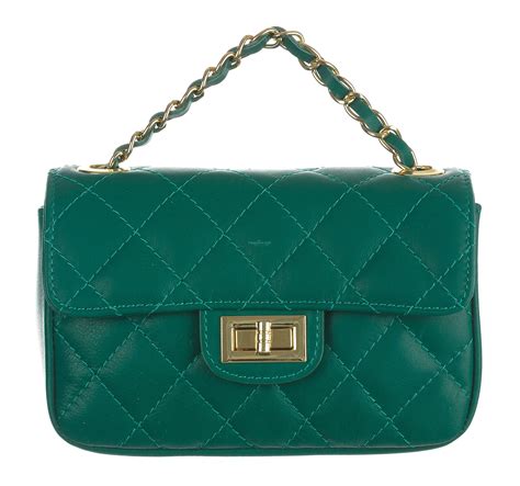 borsa prada verde scuro|Borsa A Spalla In Pelle Verde .